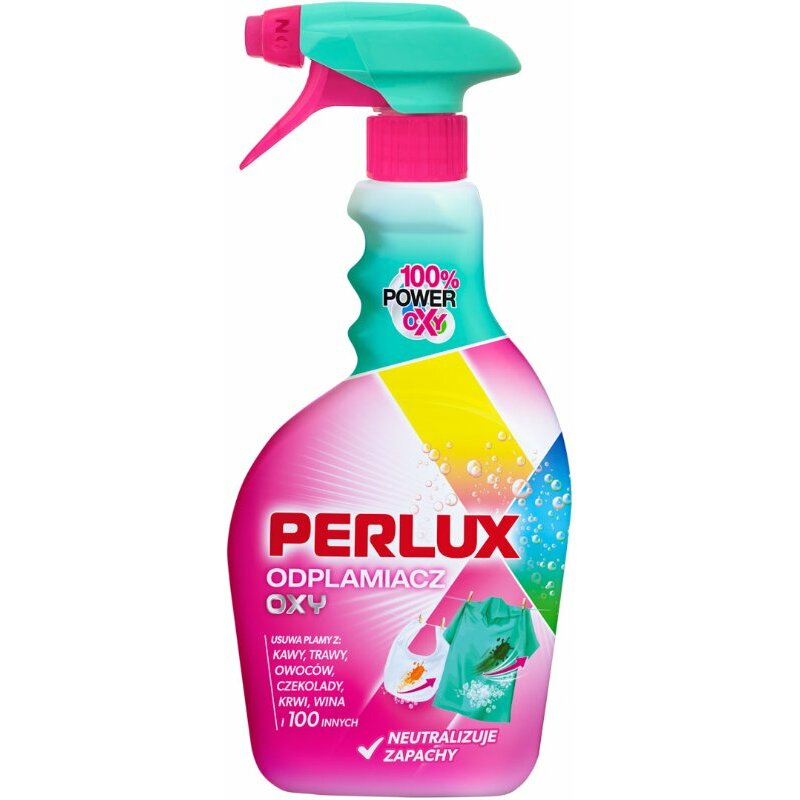 PERLUX OXY dėmių valiklis, 500 ml. Dėžėje 10 vnt.
