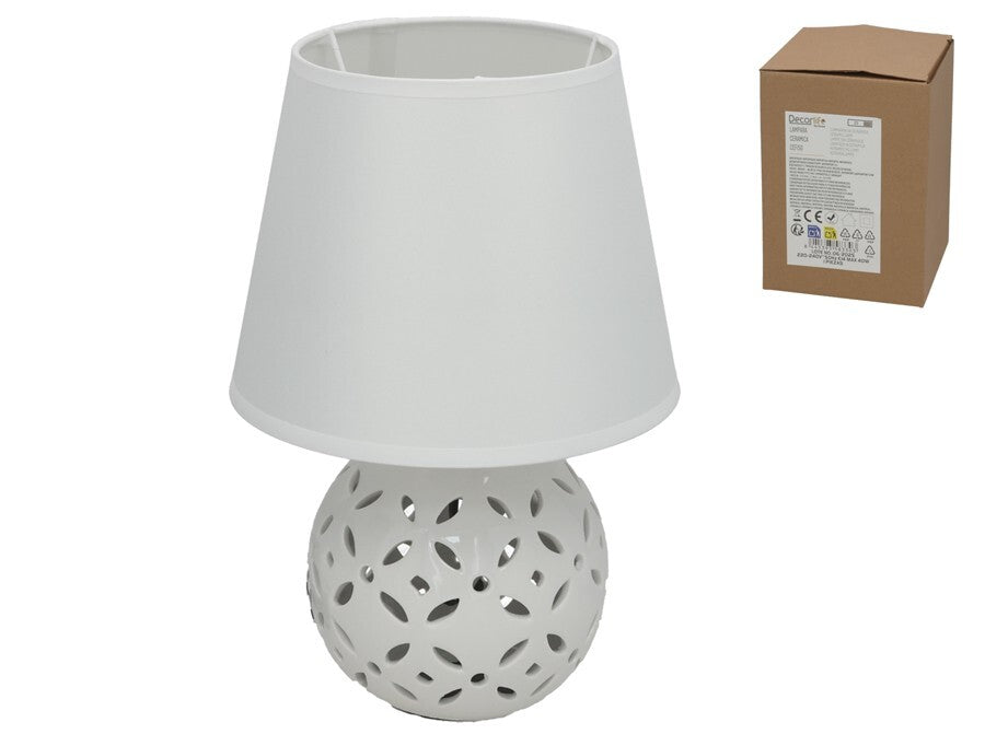 Keraminė lempa, 20.00 × 20.00 × 29.00 cm, DECORLIFE