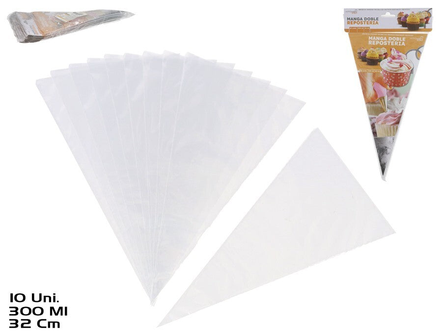 Tešlos maišeliai dozatoriams 10vnt. x 300 ml, 36x19x1 cm, KITCHEN&GO