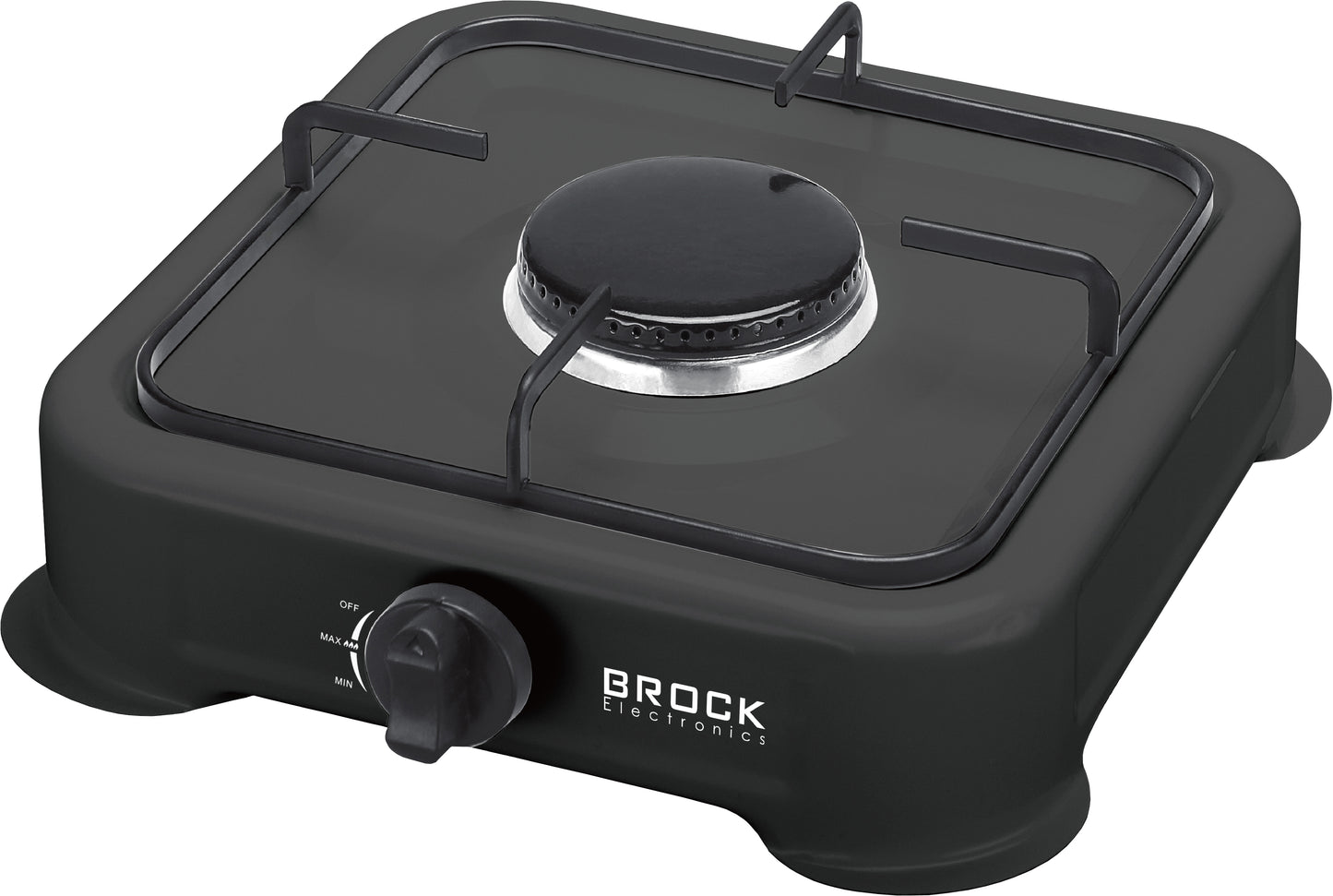 Vieno žiedo dujinė kaitlentė, juoda BROCK GS 2001 BK