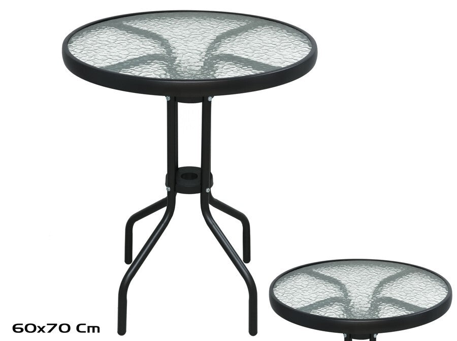Stiklinis stalas 5 mm 60x70 cm, GARDEN ENJOY