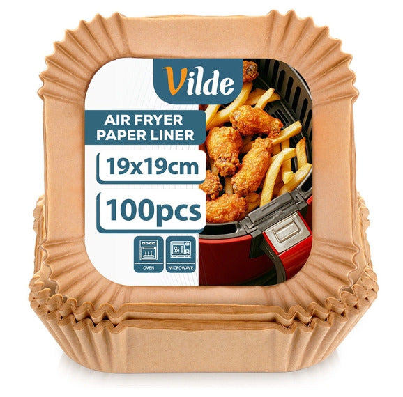 Air Fryer įdėklai 19x19 cm, 100 vnt., 279045, VILDE