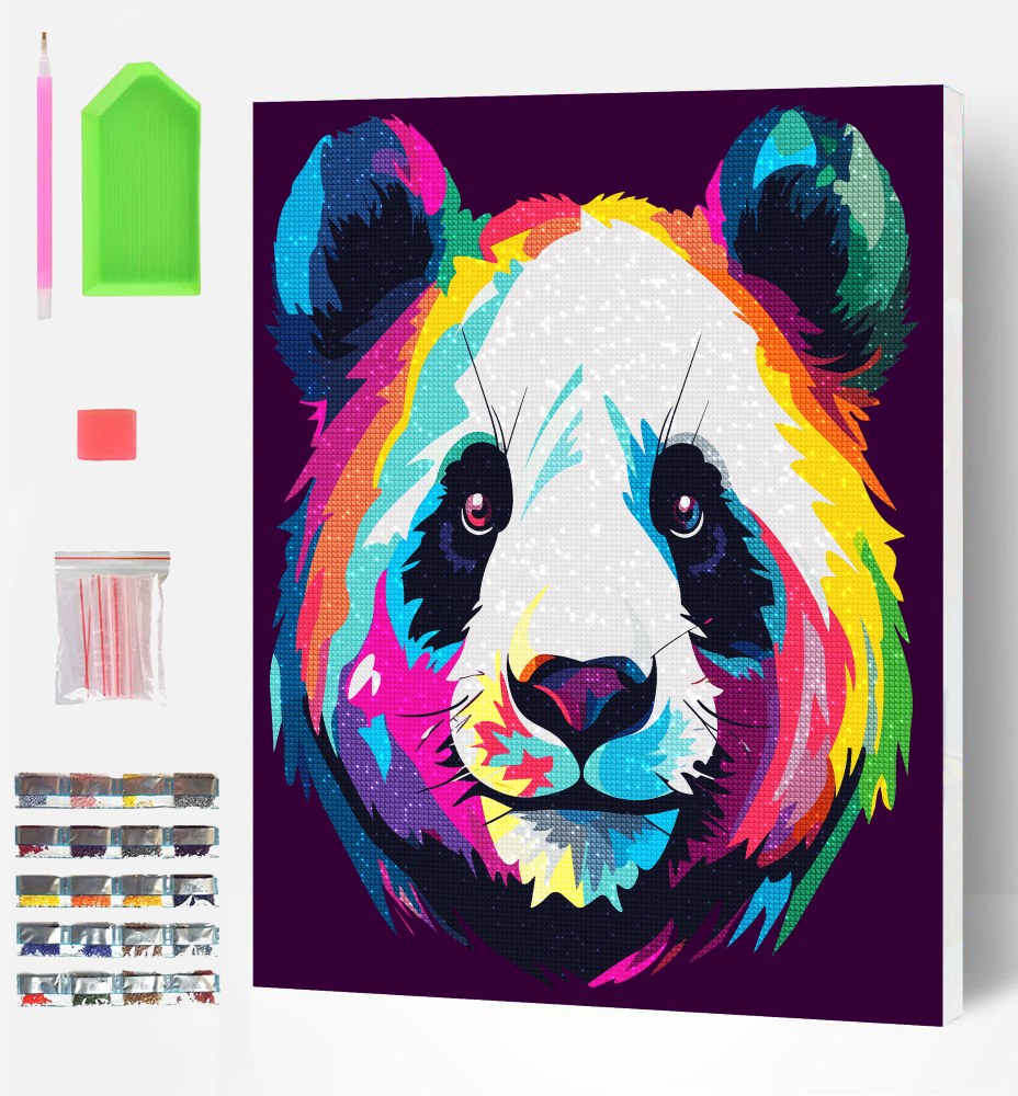 Splat Planet deimantinė dėlionė PANDA 2 30x40 cm