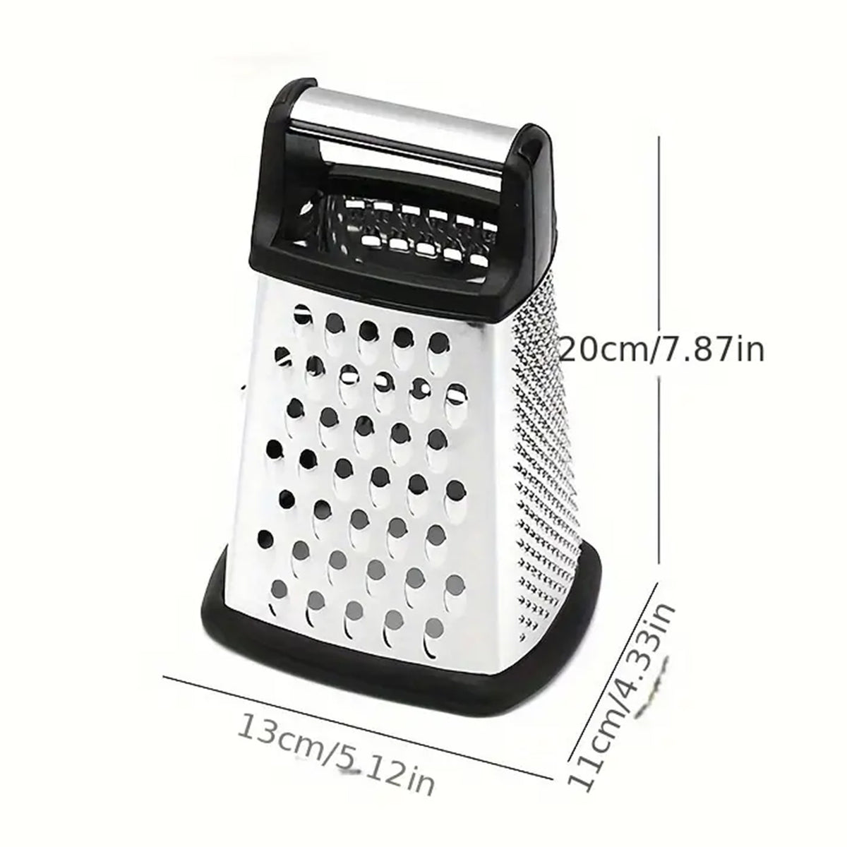 Virtuvinė tarka 20 CM. (4 pusių, nerūdijančio plieno)