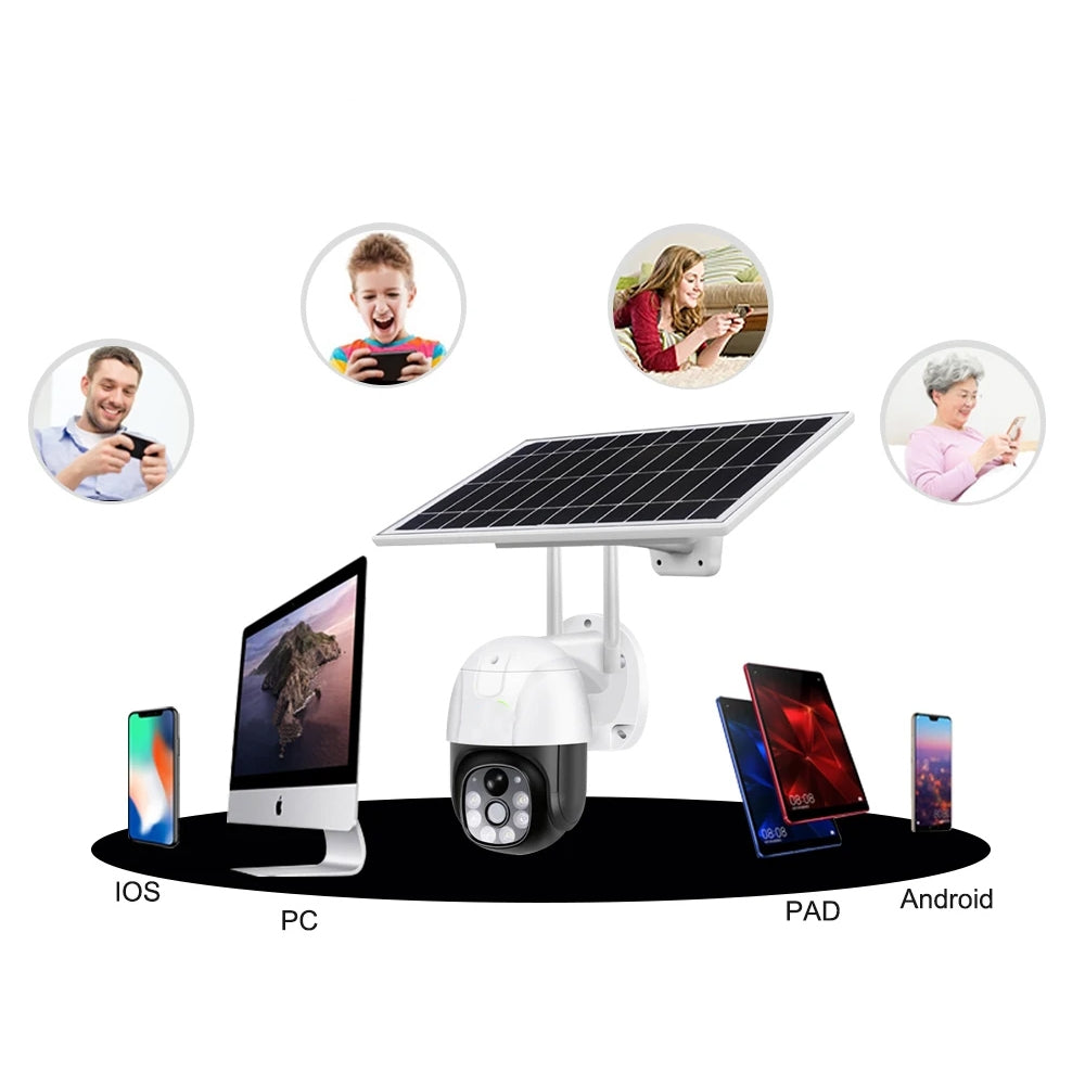 WIFI lauko kamera 350°/90° vaizdu