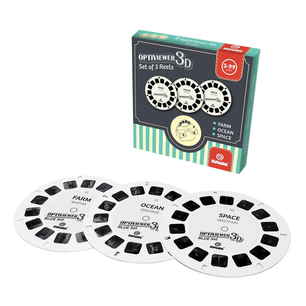 Svoora retro 3D akinių diskų papildymas B, 3 vnt.