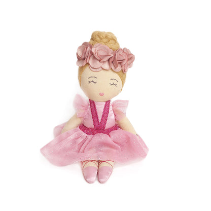 Svoora medžiaginė lėlė balerina, 20 cm