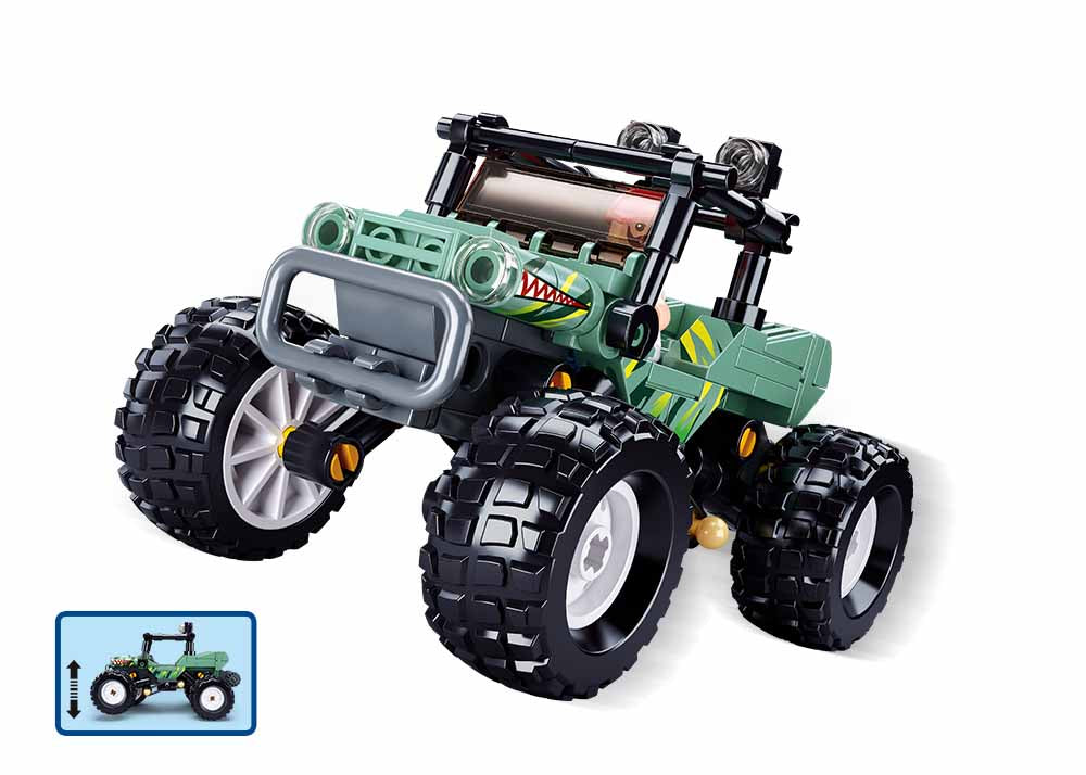 Sluban konstruktorius, Visureigis, 155 det.
