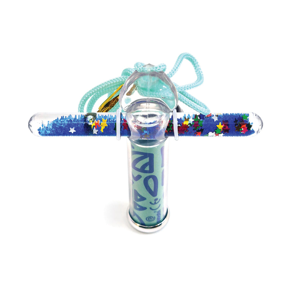 Svoora kaleidoskopas su tūbele, Mėlyni raštai, 10 cm