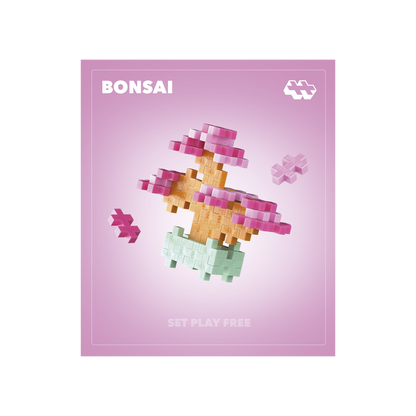 Plus Plus konstruktorius AUGALAI - rožinis bonsas