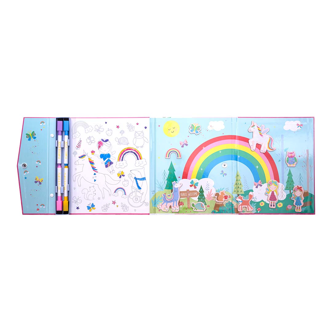 Magnetinė scena 4 in 1, Vaivorykštės fėja