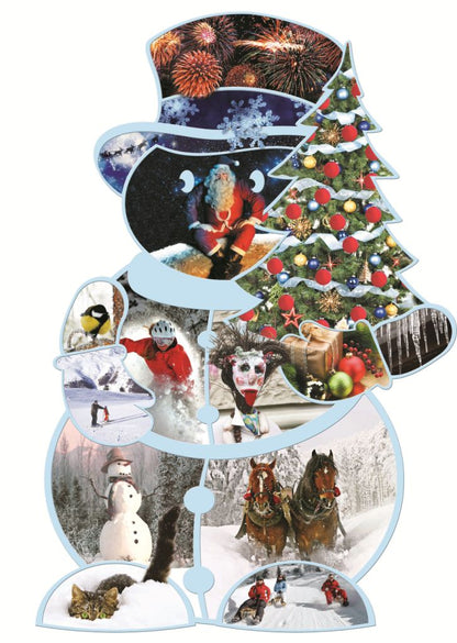 Lavinanti maxi dėlionė SEASONS (Anglų kalba), 3-6 metų vaikams