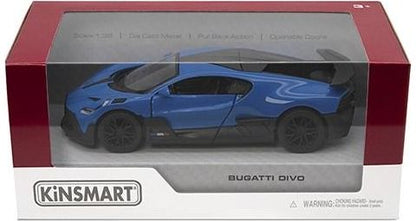 KiNSMART automobilis, Bugatti Divo, mėlynas
