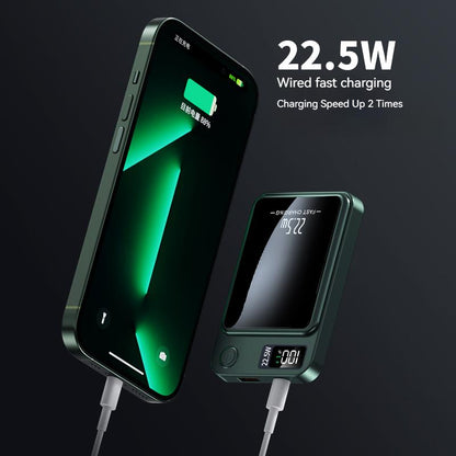 10000mAh Magnetinis Power Bank Su Belaidžiu Įkrovimu 22.5W Super Fast Charging