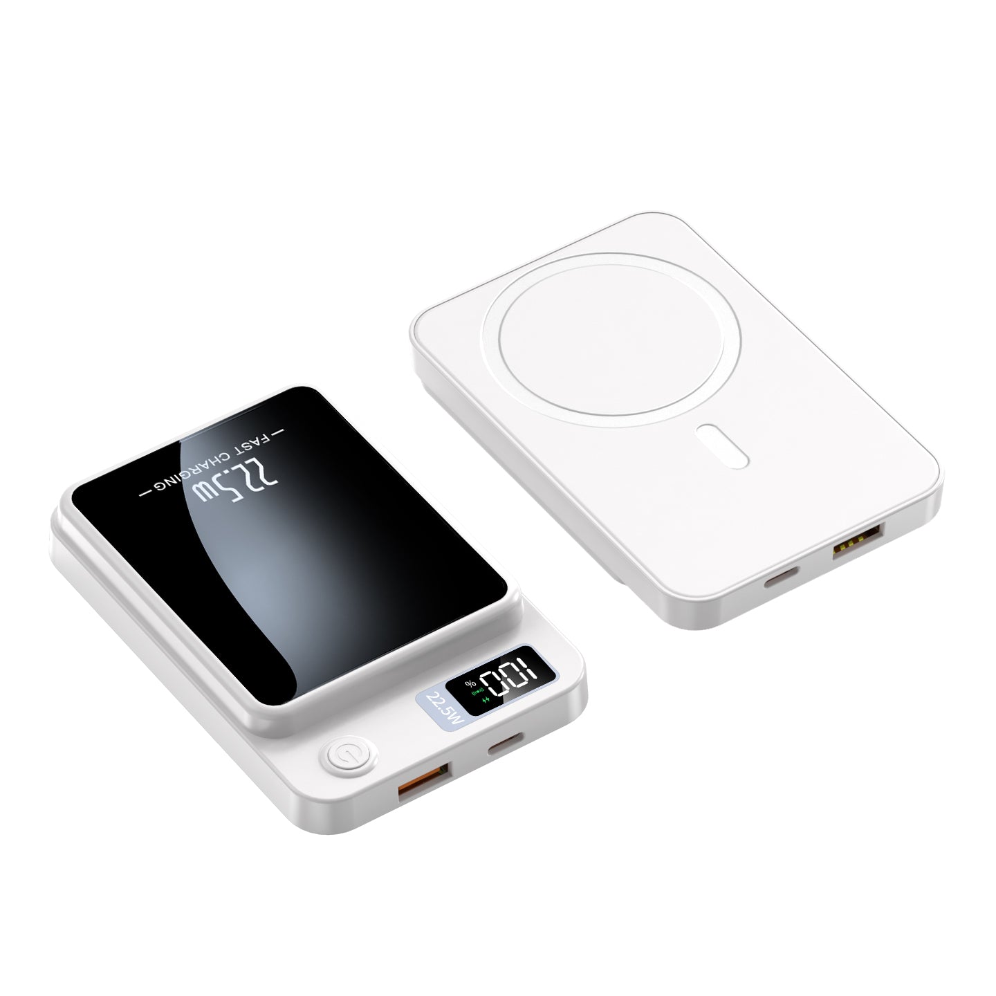 5000mAh Magnetinis Power Bank Su Belaidžiu Įkrovimu 22.5W Super Fast Charging