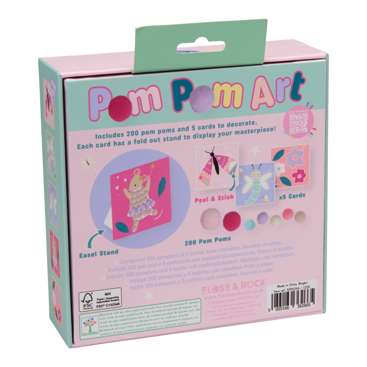 Kūrybinis rinkinys su pomponais, Užburtoji