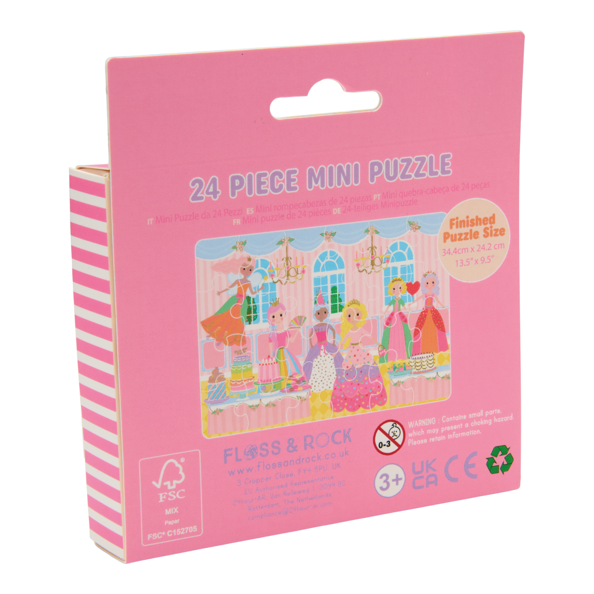Mini dėlionė, Princesės, 24 det.