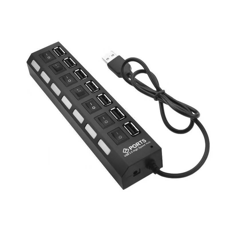 7 prievadų USB šakotuvas