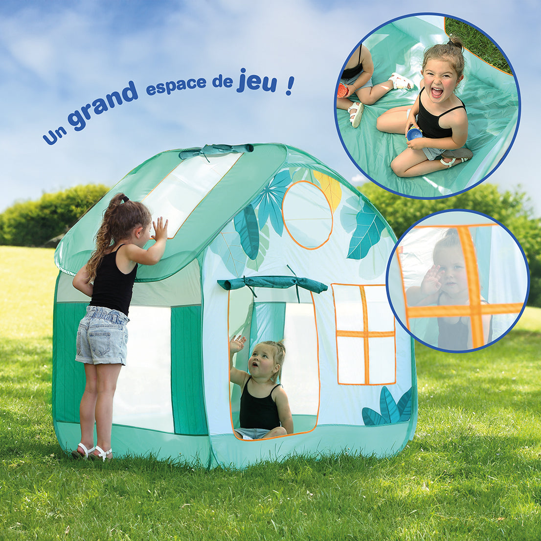 LUDI greitai pastatoma palapinė Namelis