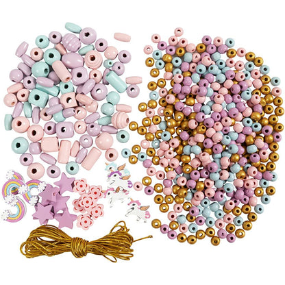 Creativ papuošalų gaminimo rinkinys, pastelinių spalvų