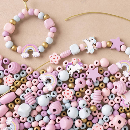Creativ papuošalų gaminimo rinkinys, pastelinių spalvų
