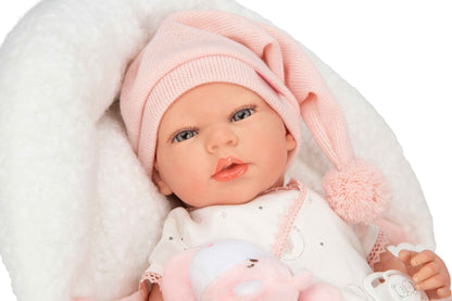 Arias Reborn lėlė kūdikėlis Arielė, 40 cm