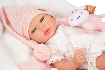 Arias Reborn lėlė kūdikėlis Arielė, 40 cm