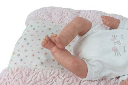Arias Reborn lėlė kūdikėlis su miego pagalve, 35 cm