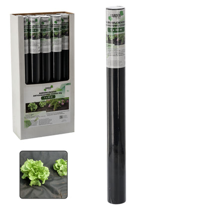 Agroplėvelė nuo piktžolių 1 x 30 m juoda 50 g/m²