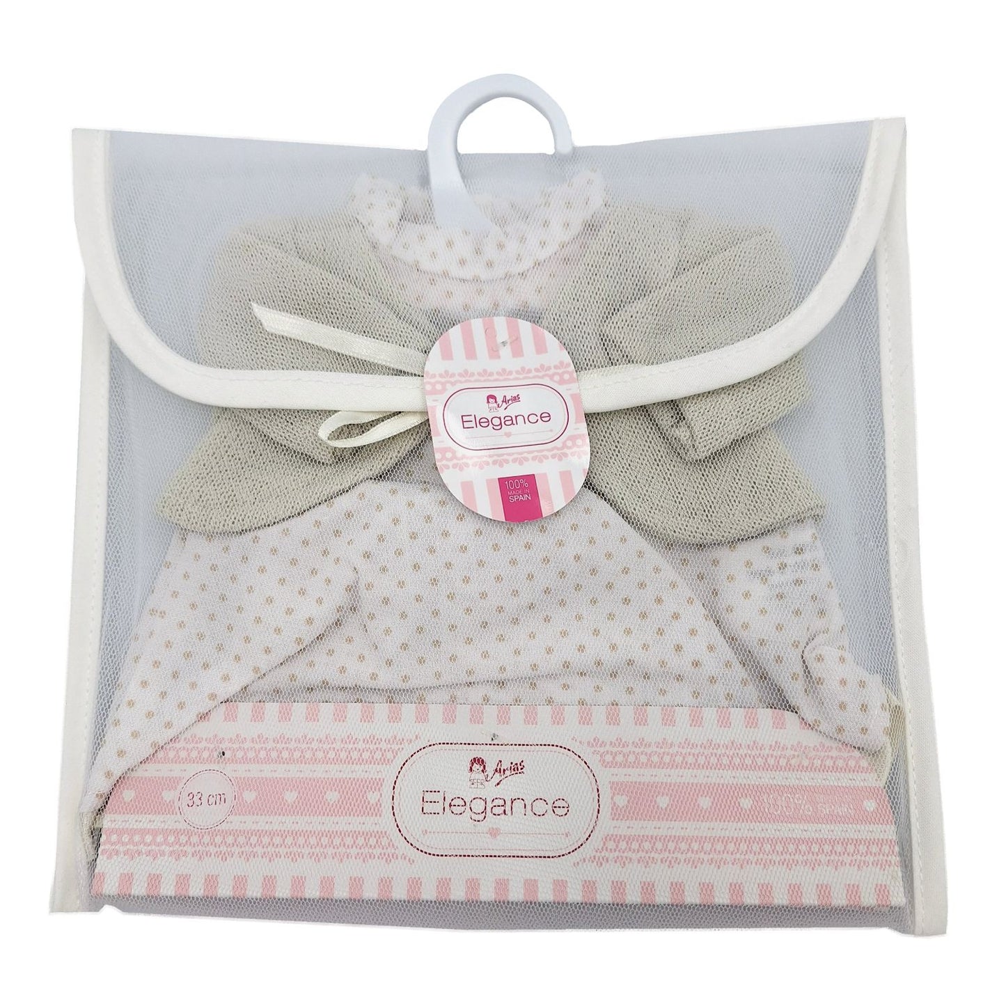 Arias lėlės kūdikio rūbeliai, 33 cm