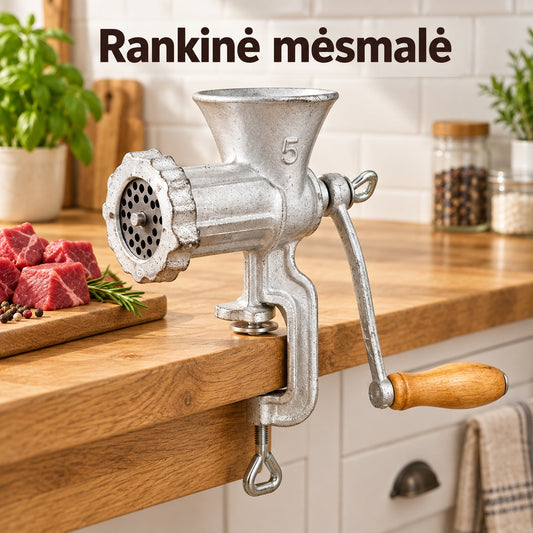 Aukštos kokybės rankinė mėsmalė Nr. 5 TR2306
