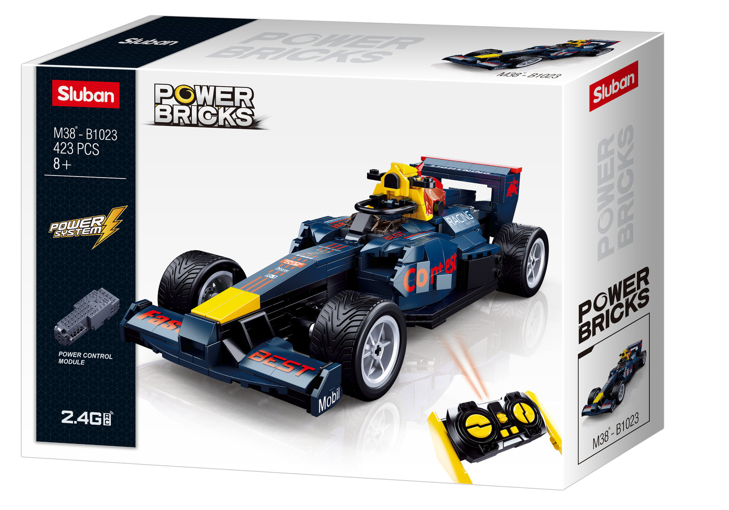 Sluban konstruktorius, RC valdomas F10 automobilis, 423 det.