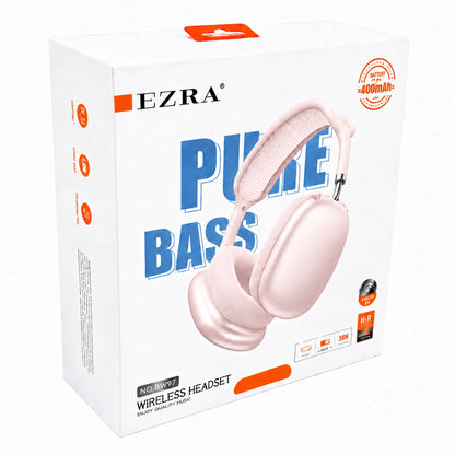 Belaidės ausinės EZRA BW97 Rožinės