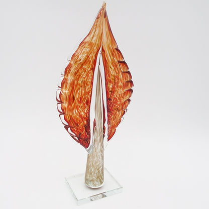 Dekoratyvinė stiklo skulptūra, 12×7×32.5 cm