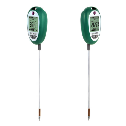 Dirvožemio drėgmės, temperatūros ir pH matuoklis su LCD ekranu