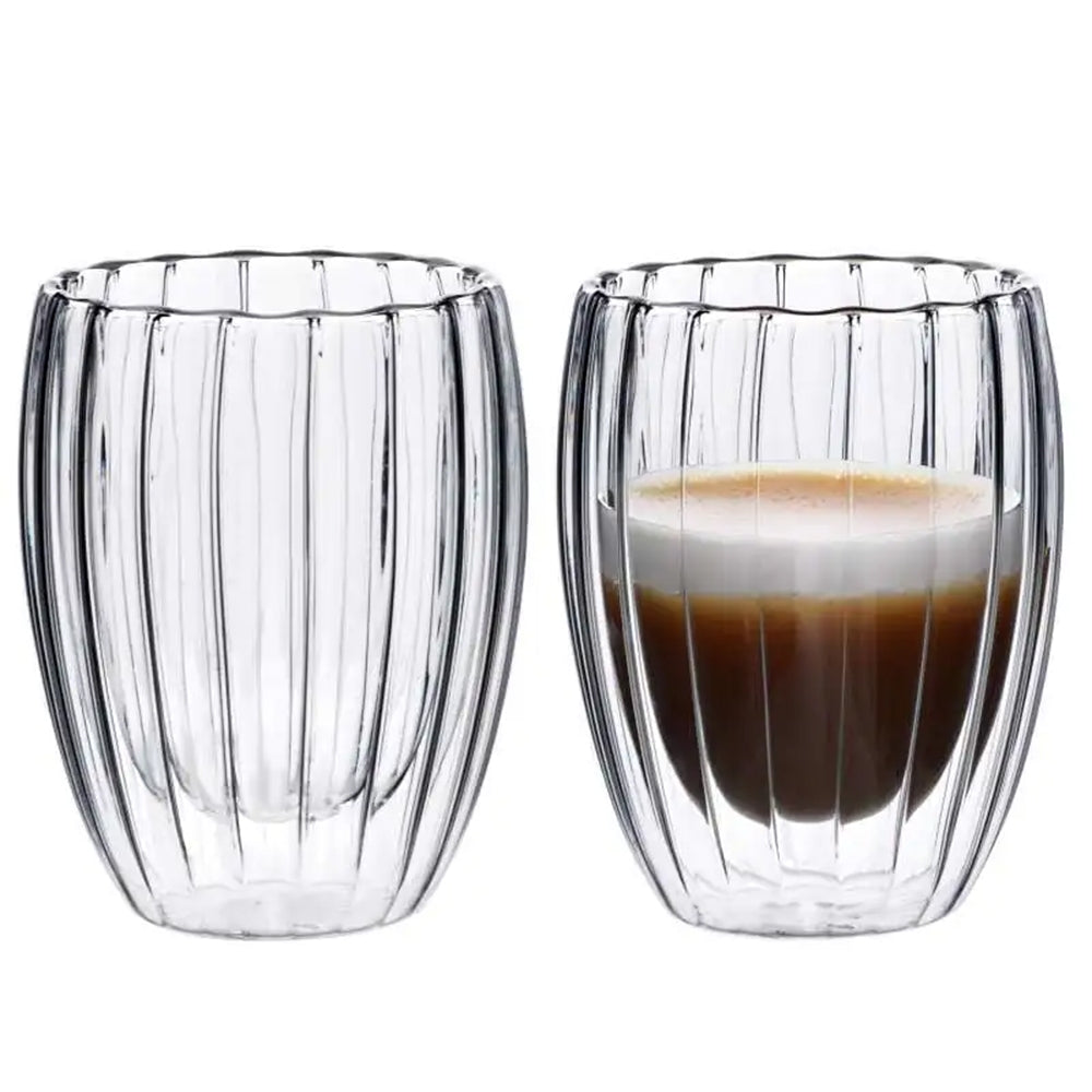 Dvigubo stiklo puodelis 250ML.