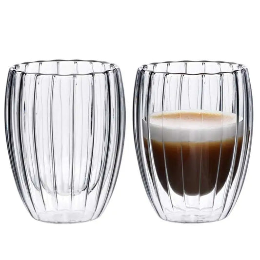 Dvigubo stiklo puodelis 250ML.