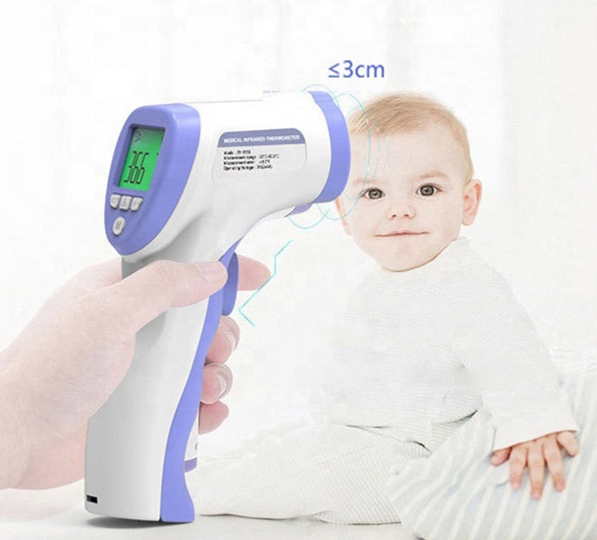 Elektroninis bekontaktis termometras