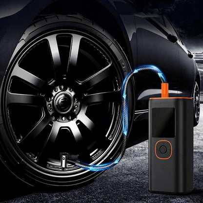 Įkraunamas elektrinis padangų kompresorius su „Power Bank“ funkcija, 160 PSI