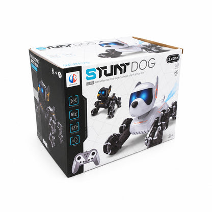 Interaktyvus nuotoliniu būdu valdomas robotas šuo TR2384C