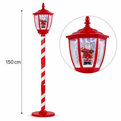 Kalėdinis LED žibintas su Kalėdų Seneliu, 150 cm