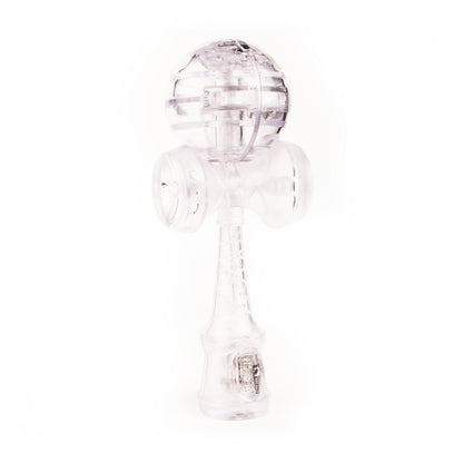 Kendama baltas, plastikinis su LED