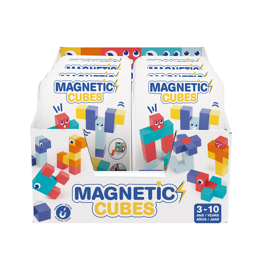 LUDI magnetinis konstruktorius Kubeliai kelioninis formatas