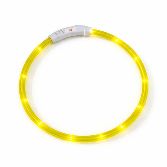 LED antkaklis (Geltona)