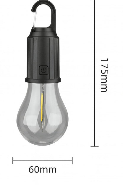 LED stovyklavimo žibintas