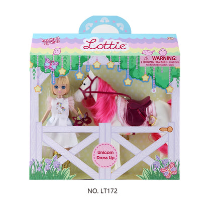 Lottie lėlė su žirgu Vienaragiu