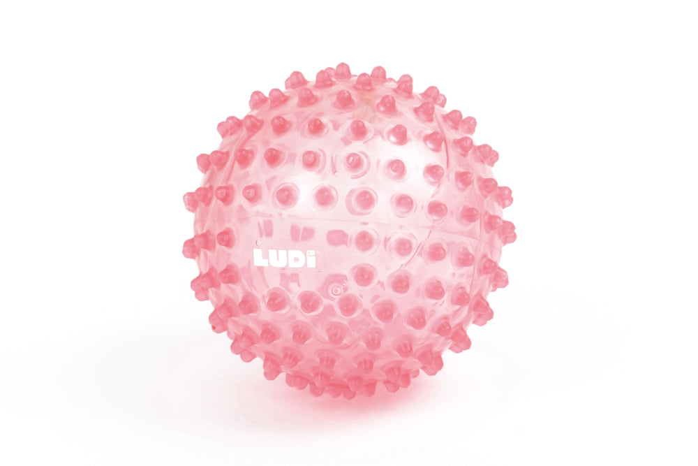 LUDI mankštos kamuolys, rožinis, 20 cm