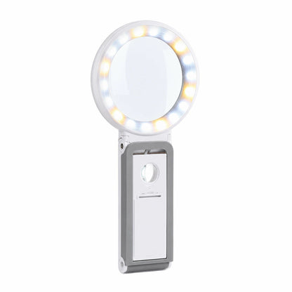 Lupa su LED apšvietimu ir stovu