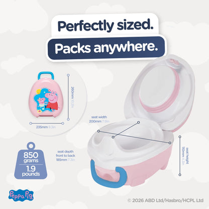 Mokomasis nešiojamas naktipuodis Peppa Pig, švelniai rausva