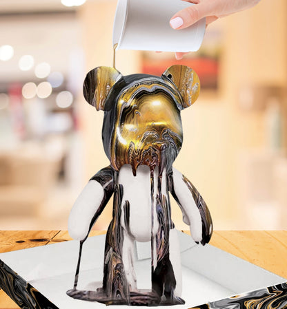 Splat Planet kūrybinis rinkinys Marble Bear, metalika